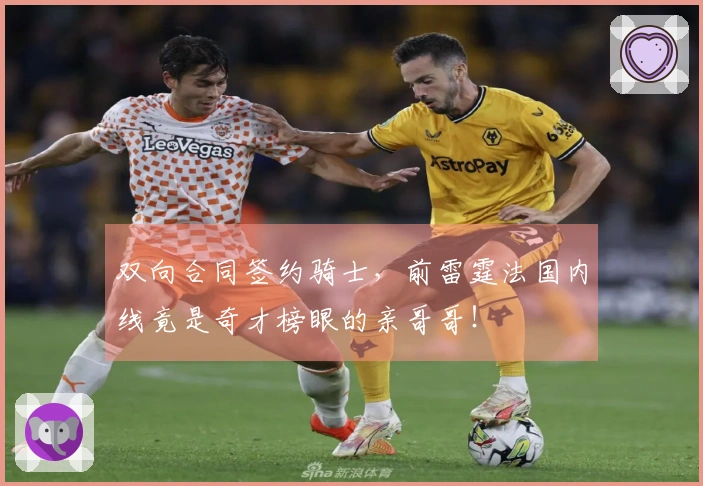 双向合同签约骑士，前雷霆法国内线竟是奇才榜眼的亲哥哥！